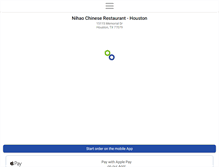 Tablet Screenshot of nihaochinesehouston.com